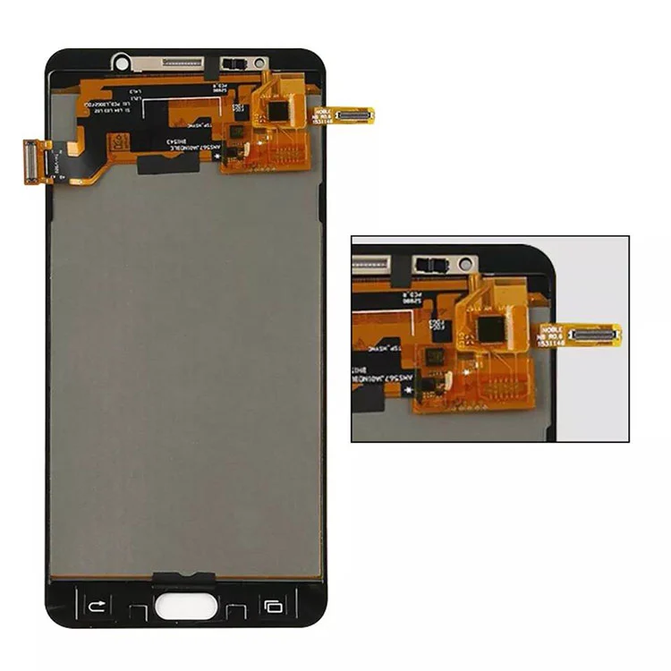 بالنسبة إلى Samsung Galaxy Note 5 LCD OLED Display Disclizer Assigbly مع إطار
