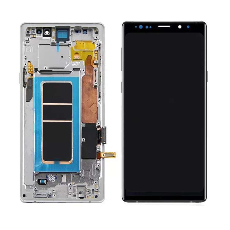 بالنسبة إلى Samsung Galaxy Note 9 LCD OLED Display Screen Digitizer Association مع إطار