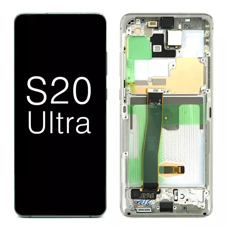 بالنسبة إلى Samsung Galaxy S20 Ultra G988 5G OLED Display LCD LOCEN SCREEN