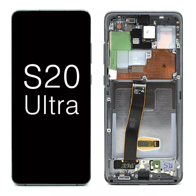 بالنسبة إلى Samsung Galaxy S20 Ultra G988 5G OLED Display LCD LOCEN SCREEN