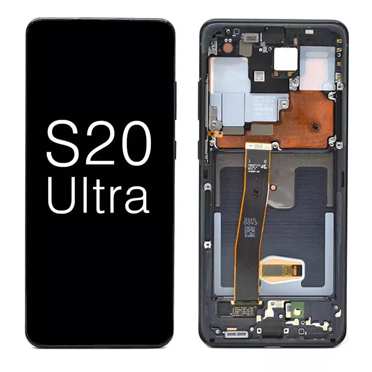 بالنسبة إلى Samsung Galaxy S20 Ultra G988 5G OLED Display LCD LOCEN SCREEN